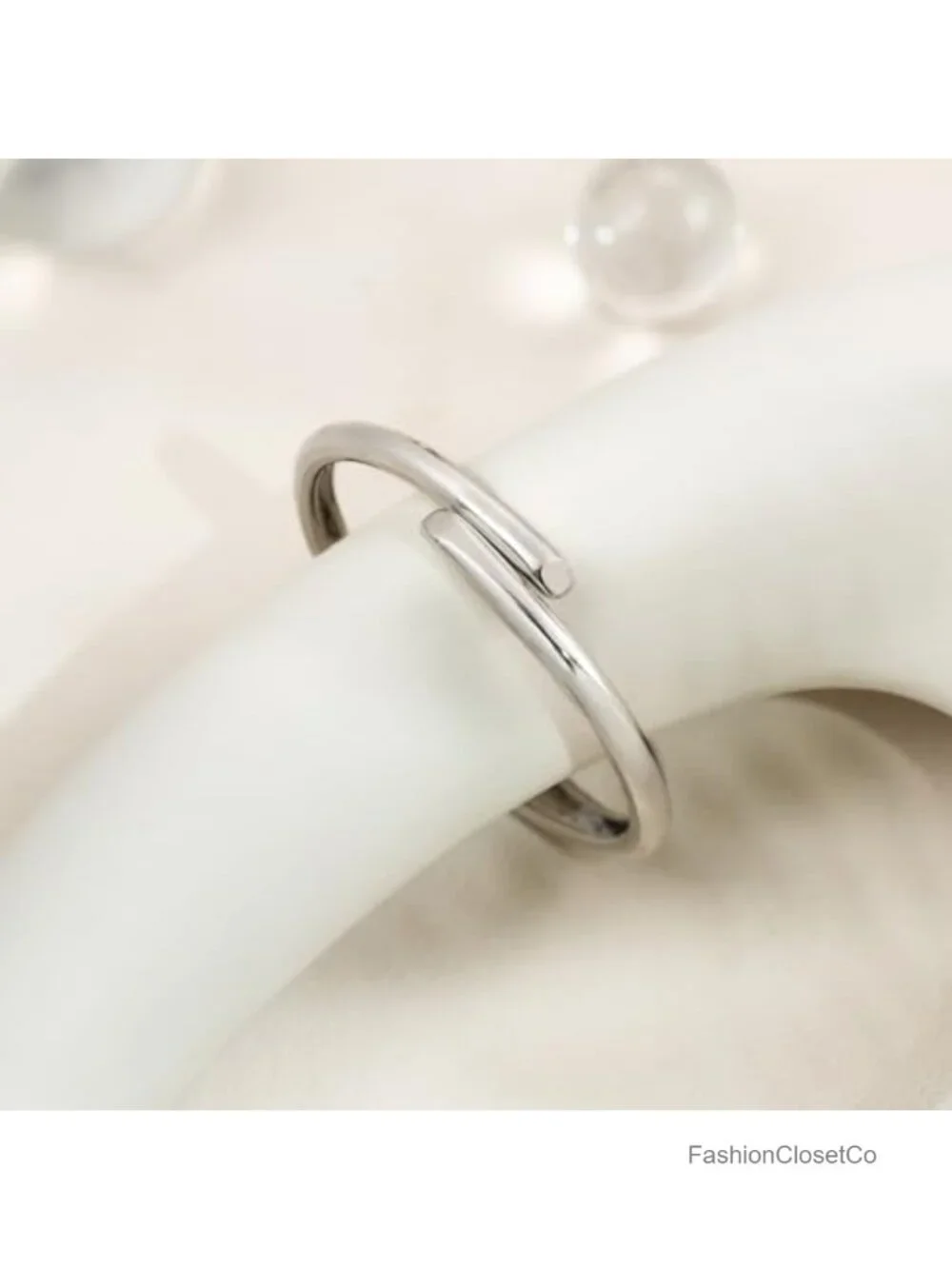 14K Gold Plated Thin Open Cuff Bangle Bracelet Hinge Wrist Cuff